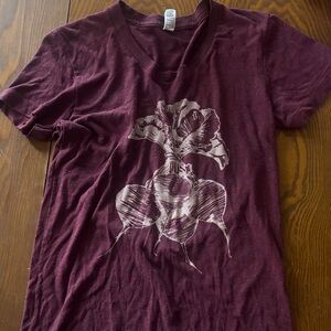 American Apparel Maroon T-Shirt